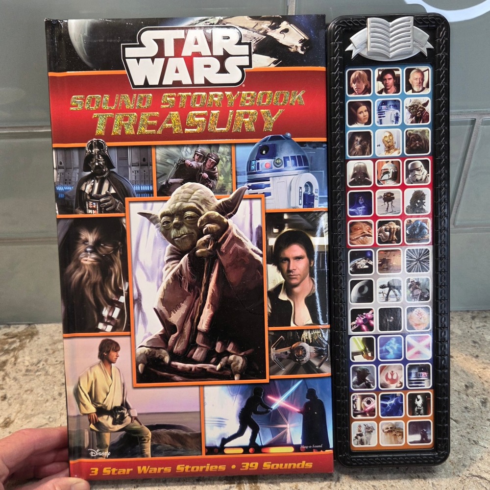 Star Wars Sound Storybook Treasury PI Kids 39 Sounds Play-a-Sound Hardcover Book